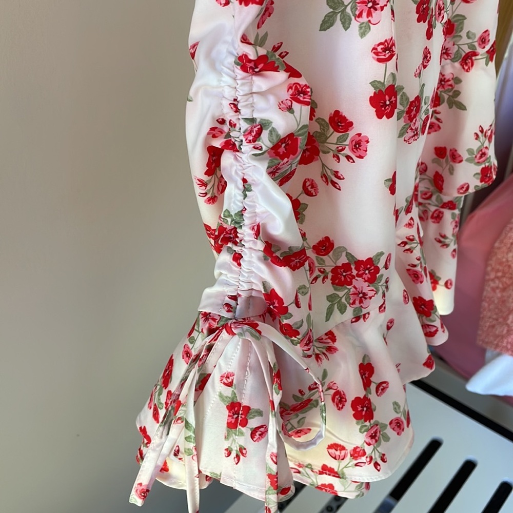 BNWTâ¨TIGER MIST. floral strapless mini dress - Picture 8 of 16
